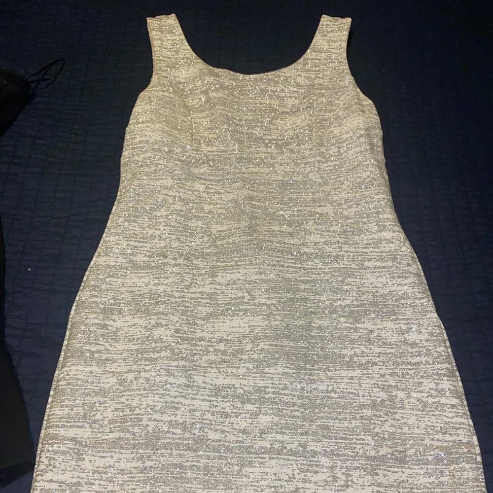 Tight shimmery glitter dress